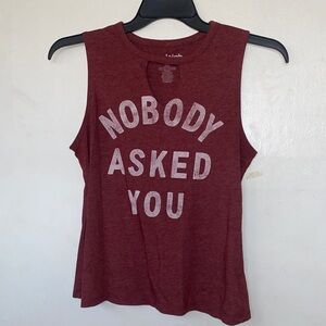 Maroon Tank Top